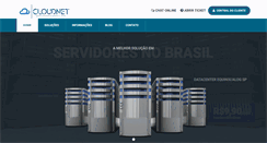 Desktop Screenshot of cloudnet.com.br