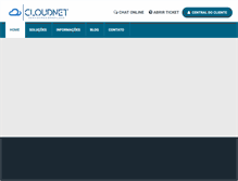 Tablet Screenshot of cloudnet.com.br